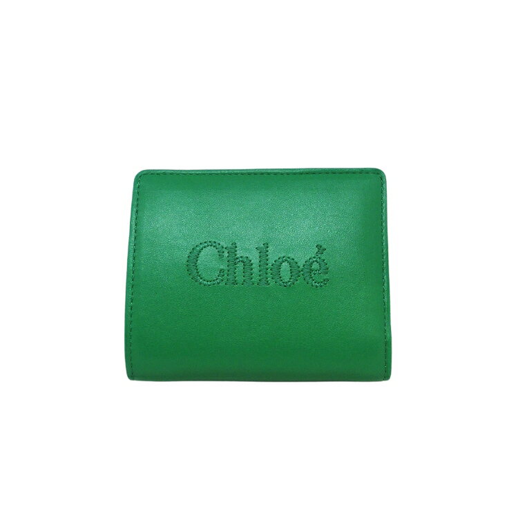 クロエ 財布 Chloe CHC23SP867I10 31k 二つ折り財布 ウォレット グリーン セ
