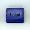 クロエ 財布 Chloe CHC23SP867I10 408 二つ折り財布 ウォレット ブルー センス sense ブランド財布 本革 レザー 新品 一粒万倍日 天赦日 レディース 女性 贈り物 プレゼント ギフト 折り財布 ロゴ 刺繍 ミニ財布 CHLOE SUBMARINE BLUE 並行輸入品(4)
