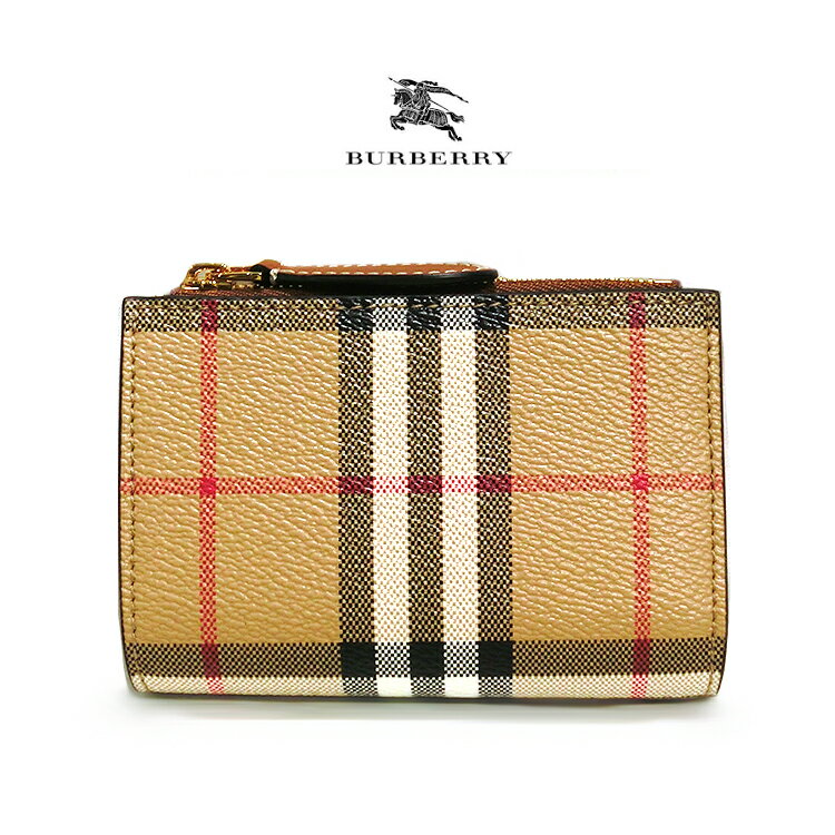 バーバリー 財布（レディース） バーバリー 財布 短財布 2つ折り BURBERRY 財布 折り畳み 折りたたみ 小銭入れ 男女兼用 ユニセックス メンズ レディース 即納 間に合う 急ぎ 新品 ブランド 8052828 ブランド財布 並行輸入品