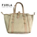 フルラ 革トートバッグ レディース フルラ トートバッグ レディース FURLA WB00986 TONI GREIGE ネット ラージ ショッパー バッグ キャンバス レザー ドローストリング リング A4対応 大きい 大容量 新品 バッグ ブランドバッグ ベージュ ターンロック 並行輸入品