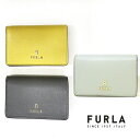 フルラ 名刺入れ フルラ カードケース 名刺入れ カメリア ツートンカラー CAMELIA BUSINESS CARD CASE WP00306 ARE Furla 0867S ライトブルー BALLERINA レディース 本革 ブランド小物 新品 くすみカラー 女性 仕事 就活 就職祝い 通勤 並行輸入品