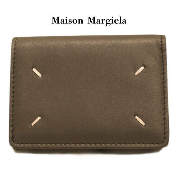 メゾン マルジェラ 三つ折り財布 3つ折り 三折 MAISON MARGIELA（メゾン・マルジェラ）s36ui0416 p4985 t8031 ブランド 財布 新品 本革レザー パリ フランス ラグジュアリー 人気 イタリア製 11番 メンズ 男性 紳士 男式 一粒万倍日 天赦日 並行輸入品 (t711) クリスマス