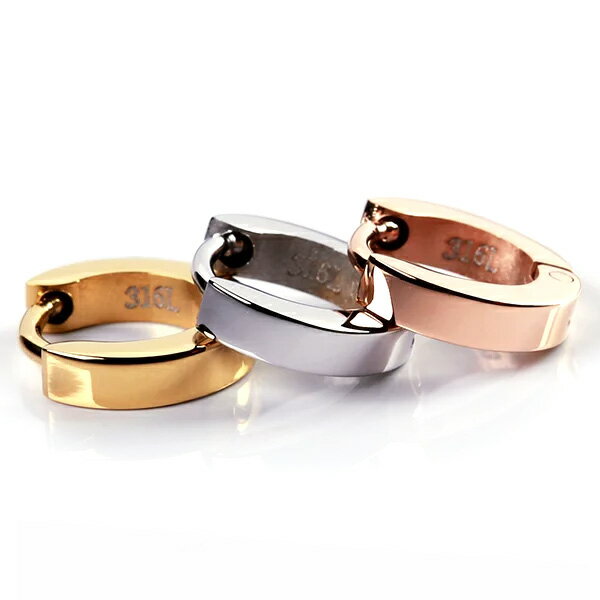 金属アレルギー negozietto[片耳用]フープピアス ステンレス 2mm×10mm 低アレルギー素材 w1s15g-n210 シンプル 中折れピアス 輪っか レディース 無料 地金 ピアス(ND) ファーストピアス セカンドピアス クリスマス