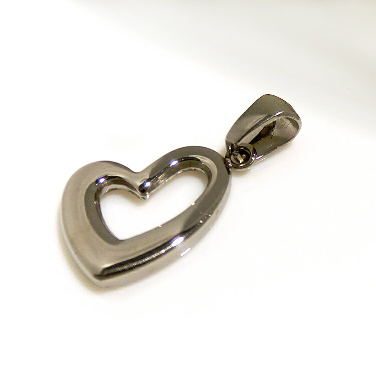 ハートモチーフ ステンレス ペンダントトップ 【1000円福袋対象商品hk3】レディース 即納 間に合う 急ぎ アクセサリー 新品 チェーン付属なし お手持ちの...