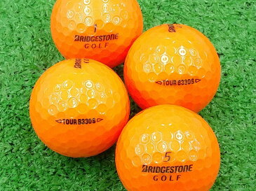 【Aランク】【ロゴなし】BRIDGESTONE GOLF TOUR B330 S 2016年モデル オレンジ 1個 【あす楽】【ロストボール】【中古】