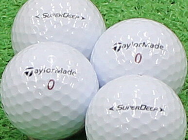 【中古】【Aランク】【ロゴなし】テーラーメイド SUPER DEEP 2013年モデル ホワイト 1個 ロストボール ゴルフボール