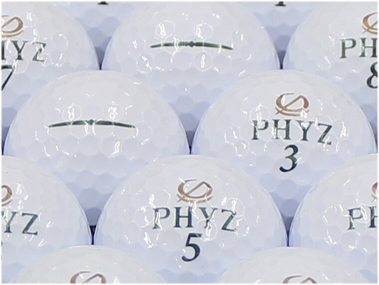 【中古】【ABランク】【ロゴあり】BRIDGESTONE GOLF PHYZ 2015年モデル ホワイト 1個 ロストボール ゴルフボール