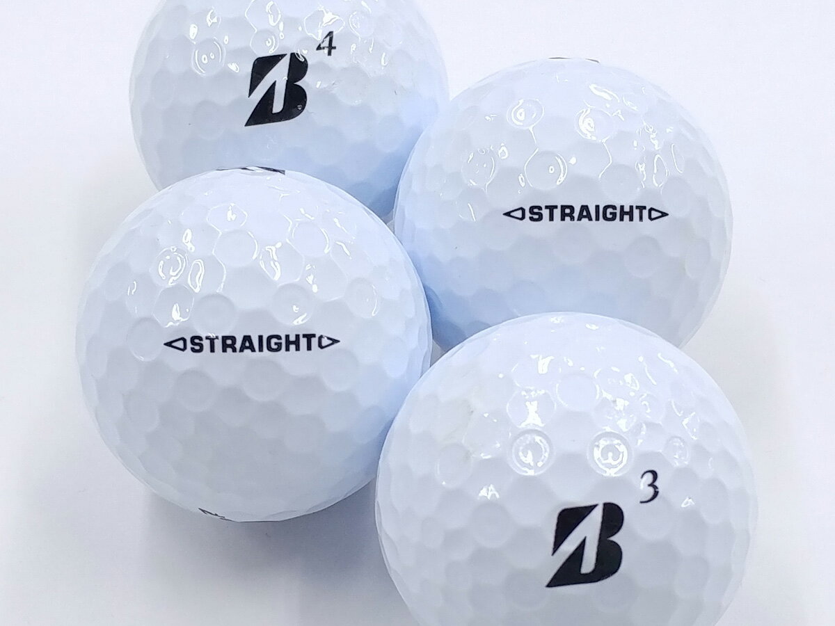 BRIDGESTONE GOLF SUPER STRAIGHT 2019年モデル ホワイト 1個 ロストボール ゴルフボール