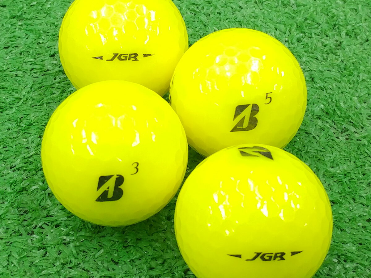 【中古】【ABランク】【ロゴなし】BRIDGESTONE GOLF TOUR B JGR 2018年モデル イエロー 1個 ロストボール ゴルフボール