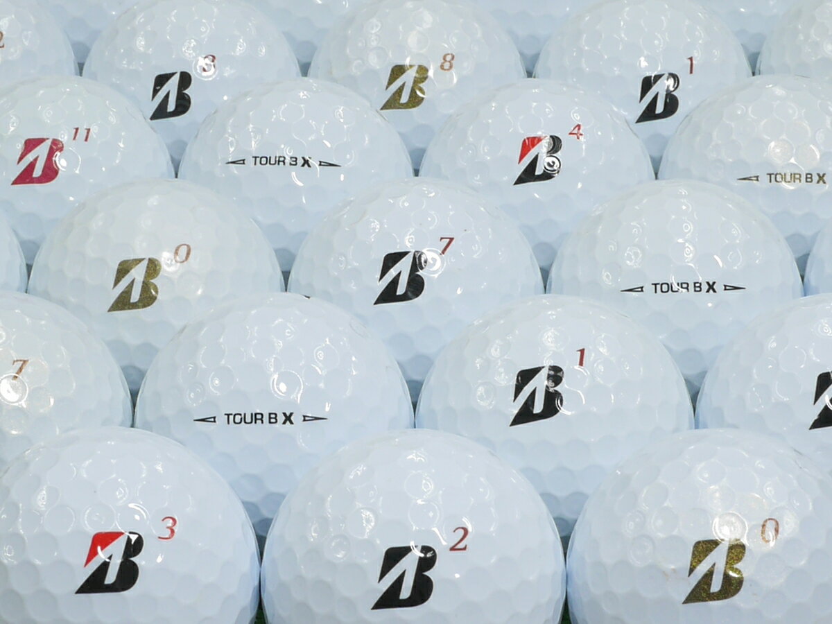 BRIDGESTONE GOLF TOUR B X 2020年モデル ホワイト系混合 30個セット ロストボール ゴルフボール