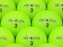 【中古】【ABランク】【ロゴなし】キャスコ KIRA★STAR 2013年モデル ライム 1個 ロストボール ゴルフボール その1