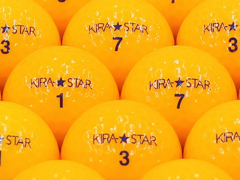 【中古】【ABランク】【ロゴなし】キャスコ KIRA★STAR 2013年モデル オレンジ 1個 ロストボール ゴルフボール