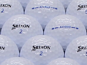 【中古】【ABランク】【ロゴなし】スリクソン AD333 2011年モデル ホワイト 1個 ロストボール ゴルフボール