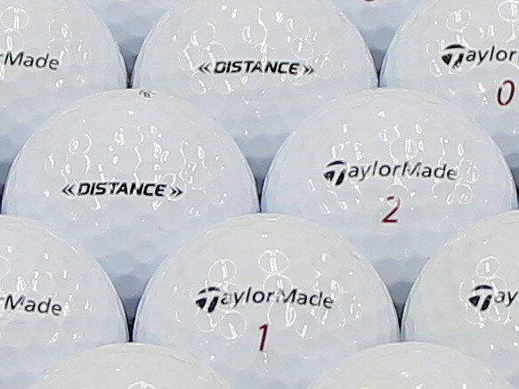 【中古】【ABランク】【ロゴあり】テーラーメイド DISTANCE 2014年モデル ホワイト 1個 ロストボール ゴルフボール