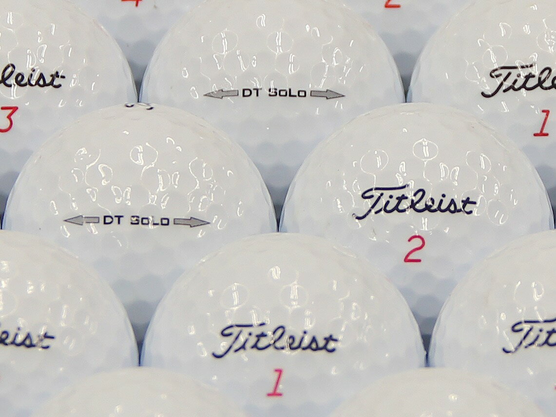 【中古】【ABランク】【ロゴあり】タイトリスト DT SoLo 2014年モデル 1個 ロストボール ゴルフボール
