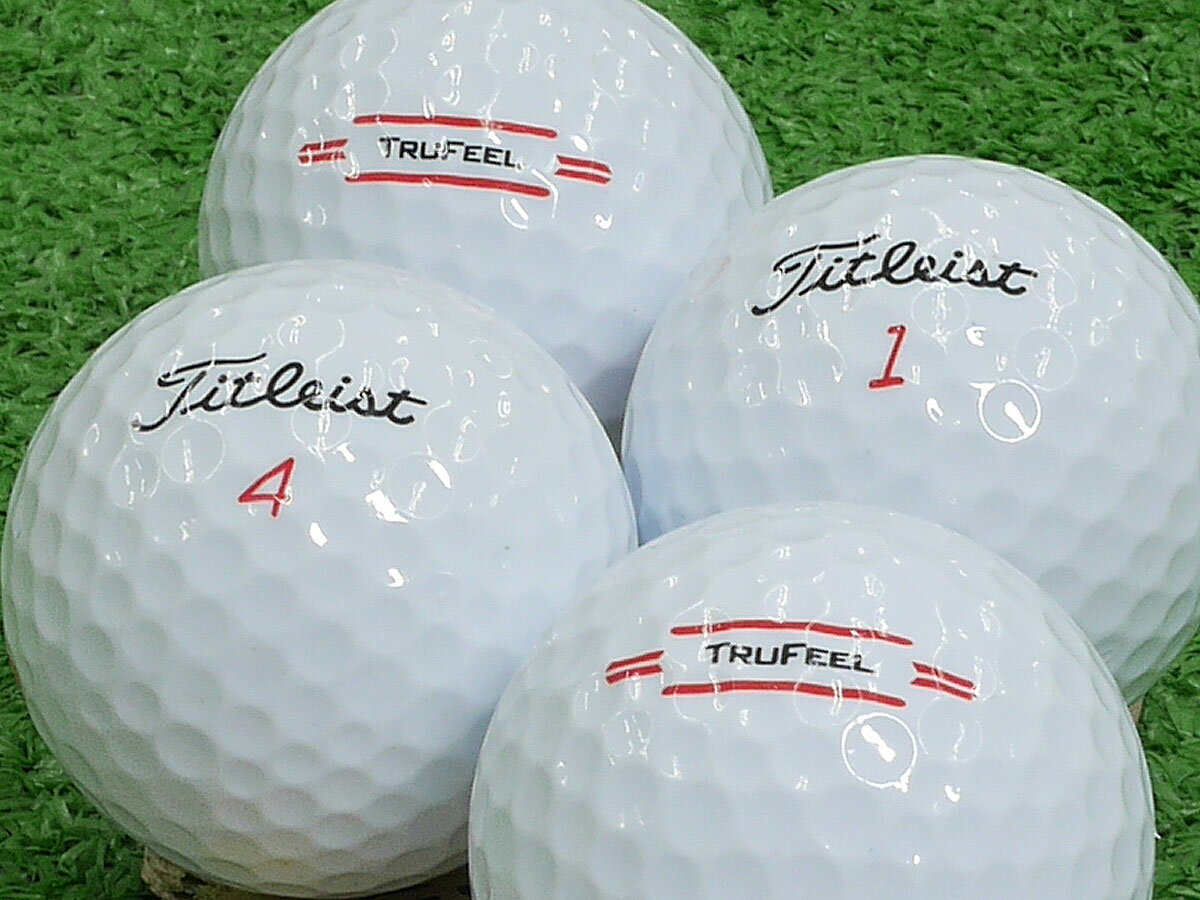 タイトリスト TRUFEEL 2022年モデル ホワイト 30個セット ロストボール ゴルフボール