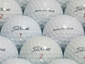 【ABランク】【ロゴあり】タイトリスト PRO V1x-332 1個 【あす楽】【ロストボール】【中古】