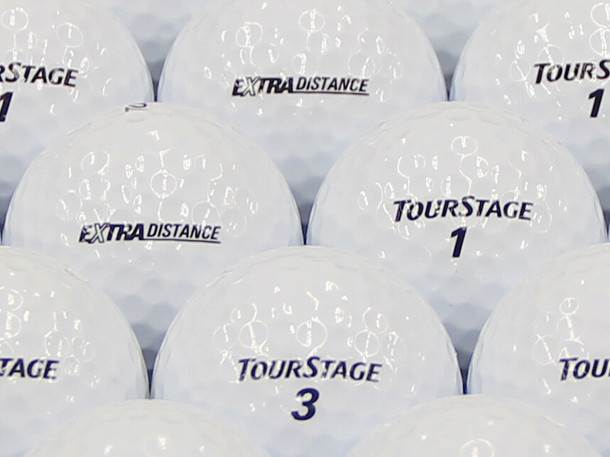 ツアーステージ EXTRA DISTANCE 2014年モデル ホワイト 1個 ロストボール ゴルフボール