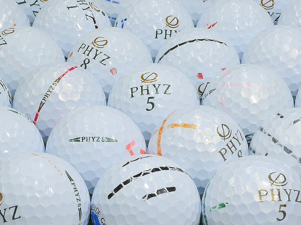 BRIDGESTONE GOLF PHYZ 2019年モデル ホワイト・パールホワイト混合 1個 ロストボール ゴルフボール