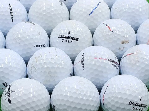 【Bランク】BRIDGESTONE GOLF ホワイト混合 1個 【あす楽】【ロストボール】【中古】