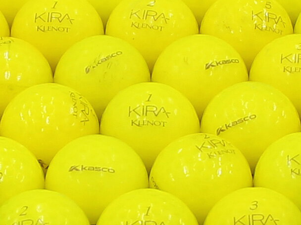 【中古】【Bランク】キャスコ KIRA KLENOT 2011年モデル イエローダイヤモンド 30個セット ロストボール ゴルフボール