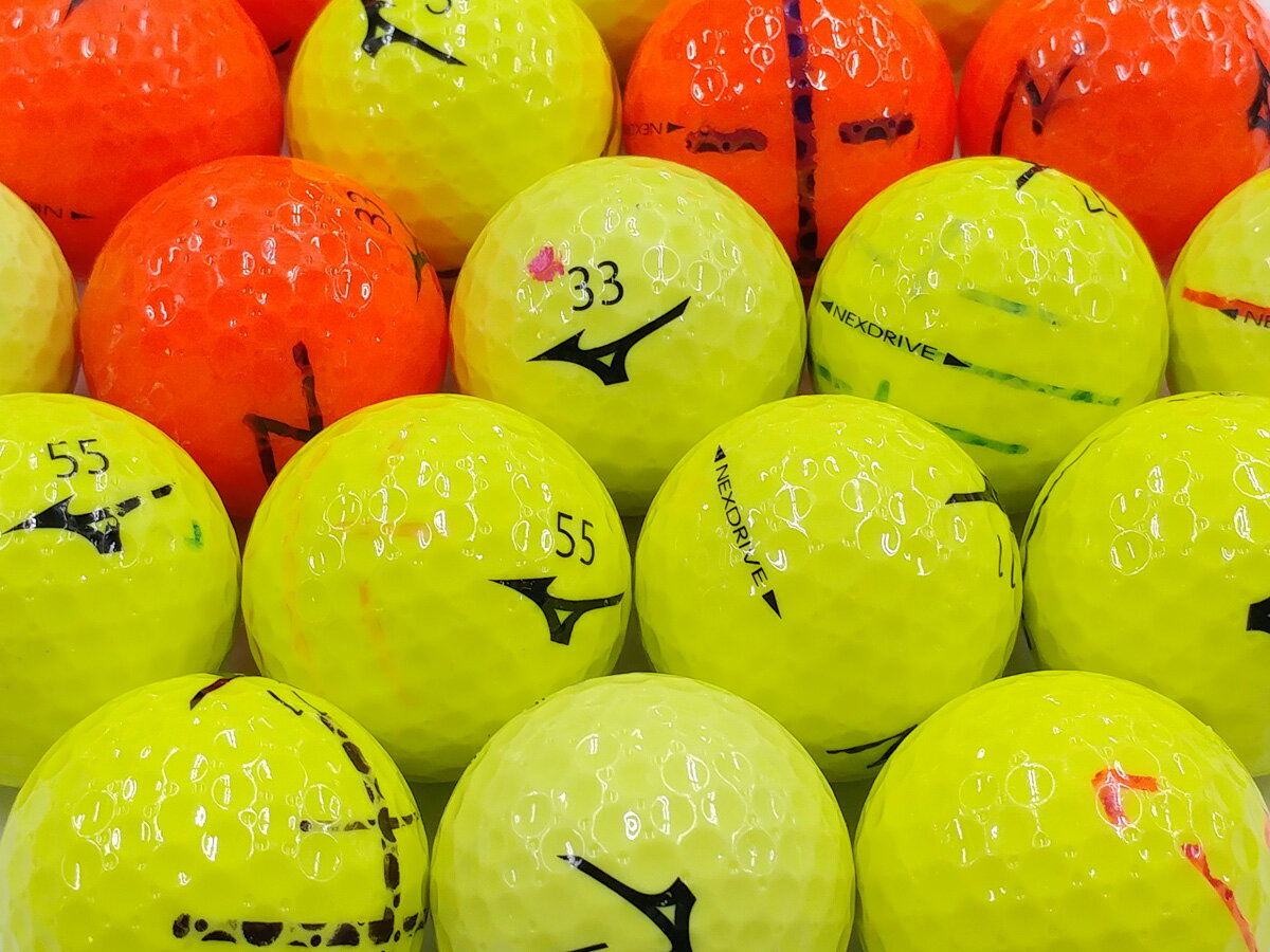ミズノ NEXDRIVE 2018年モデル カラー混合 1個 ロストボール ゴルフボール