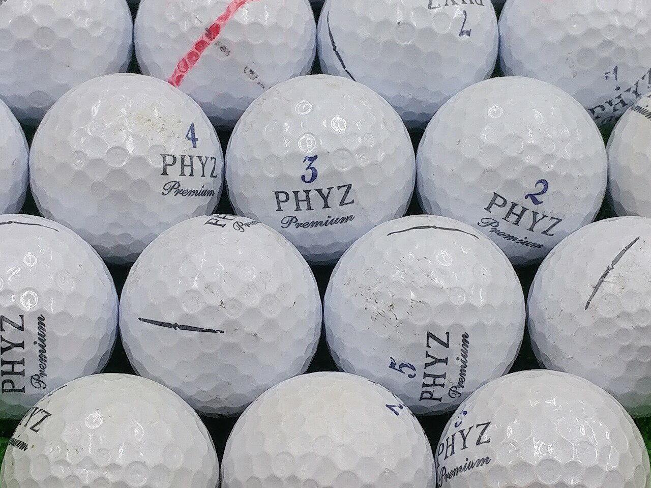 BRIDGESTONE GOLF PHYZ Premium 2014年モデル プラチナムパール 1個 ロストボール ゴルフボール