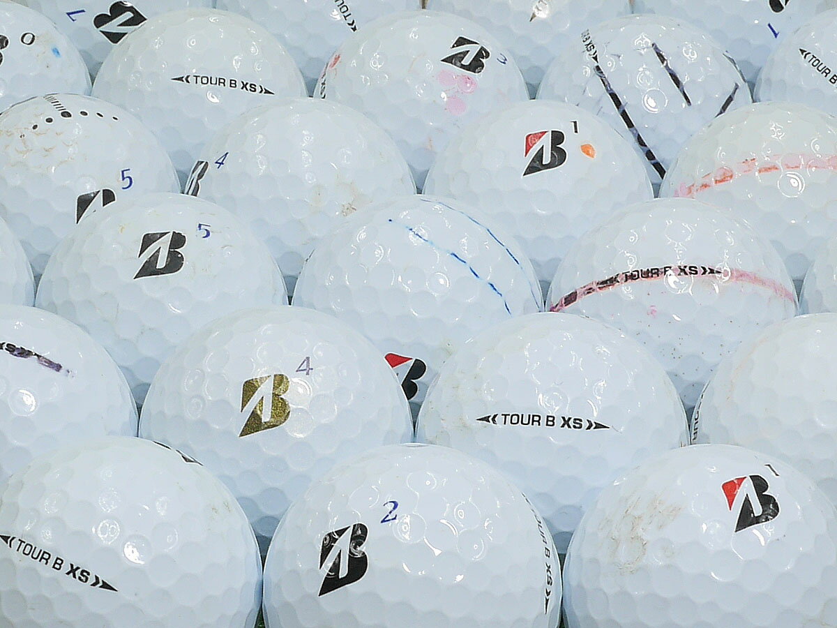 BRIDGESTONE GOLF TOUR B XS 2022年モデル ホワイト系混合 200個セット ロストボール ゴルフボール