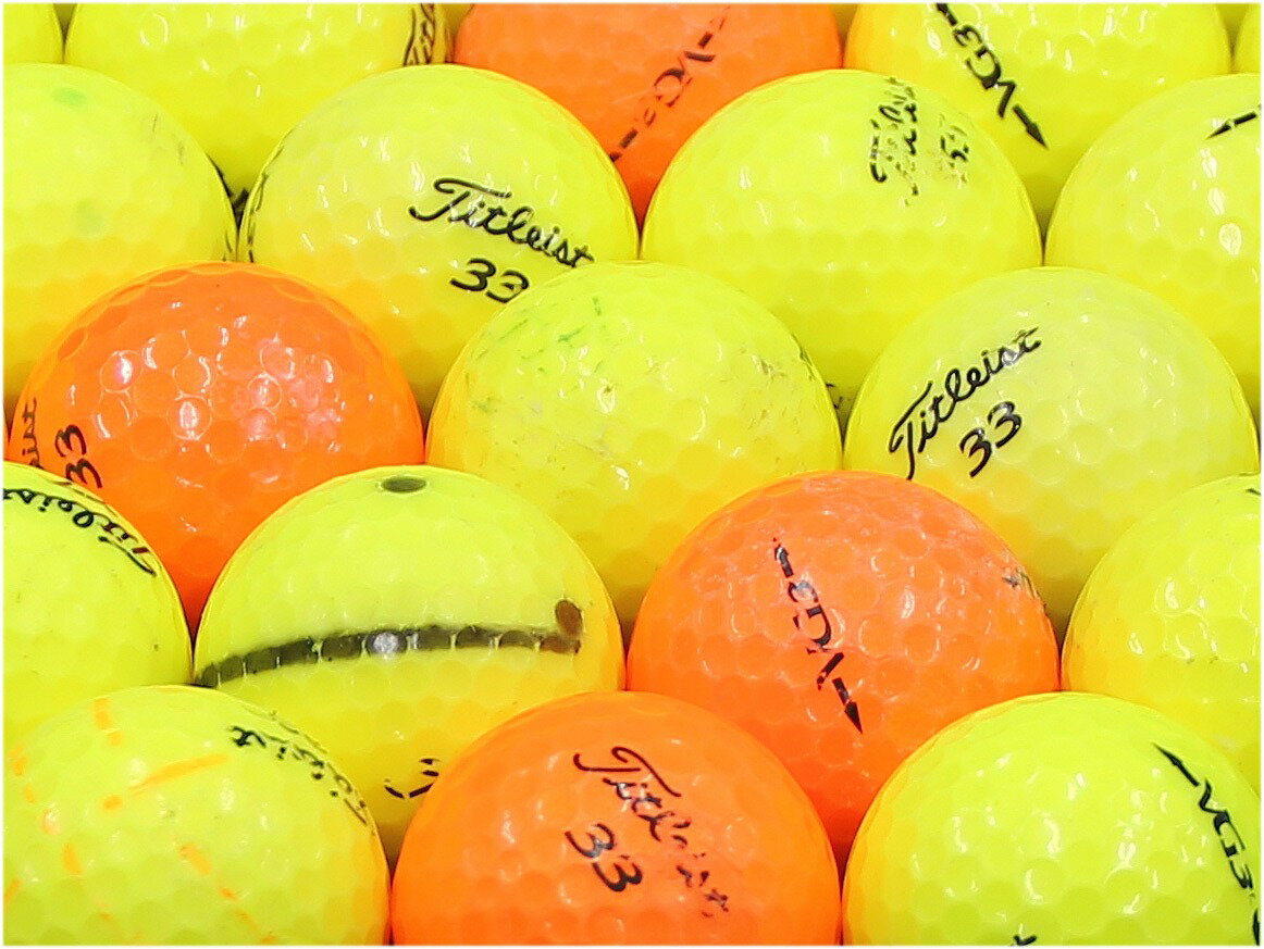 【中古】【Bランク】タイトリスト VG3 2012年モデル カラーボール混合 1個 ロストボール ゴルフボール