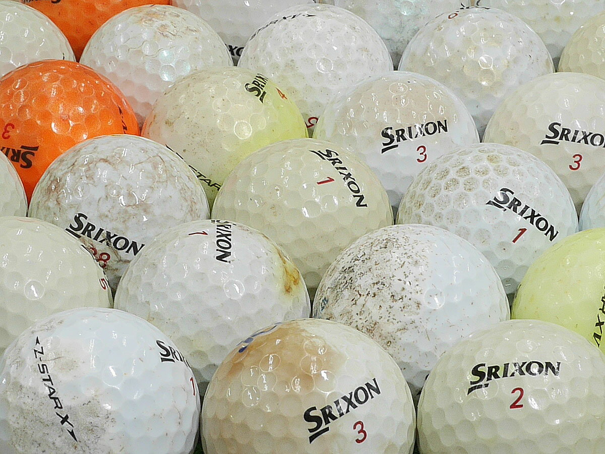 【中古】【Cランク】スリクソン Z-STAR XV カラー・年代混合 1個 ロストボール ゴルフボール