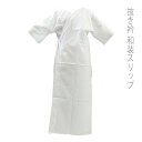 着物スリップ 和装肌着 和装スリップ 抜き衿 スリップ 筒袖 L