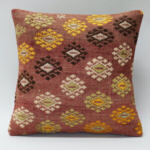 【送料無料】オールドキリムクッションカバー【balikesir-009】40cm×40cm