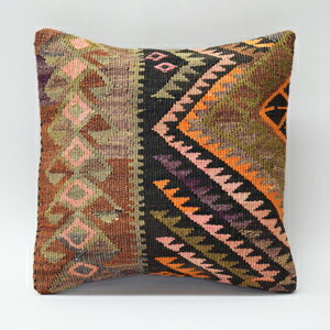 【送料無料】オールドキリムクッションカバー【kars-028】40cm×40cm