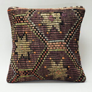 【送料無料】オールドキリムクッションカバー【mersin-002】40cm×40cm