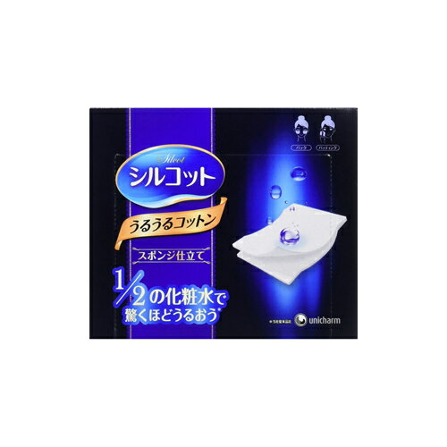 【定形外郵便 送料無料】シルコット うるうるスポンジ仕立て 40枚入 4903111478064