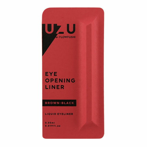 【メール便 送料無料】【あす楽】UZU(ウズ) BY FLOWFUSHI(フローフシ) アイオープニングライナー ブラウンブラックのサムネイル