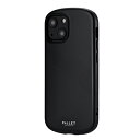 【メール便 送料無料】【在庫処分】iPhone 13 mini 超軽量・極薄・耐衝撃ハイブリッドケース「PALLET AIR」 ブラック