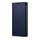 【メール便 送料無料】【在庫処分】iPhone 13 Pro 薄型PUレザーフラップケース「PRIME」 ネイビー