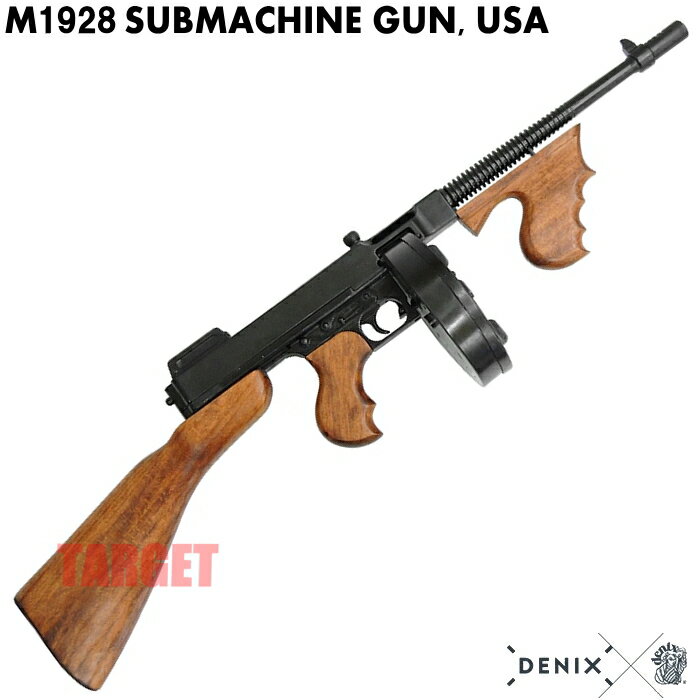 ☆DENIX トンプソン サブマシンガン M1928 アメリカ 1092 (デニックス トミーガン 短機関銃 USA レプリカ)のサムネイル