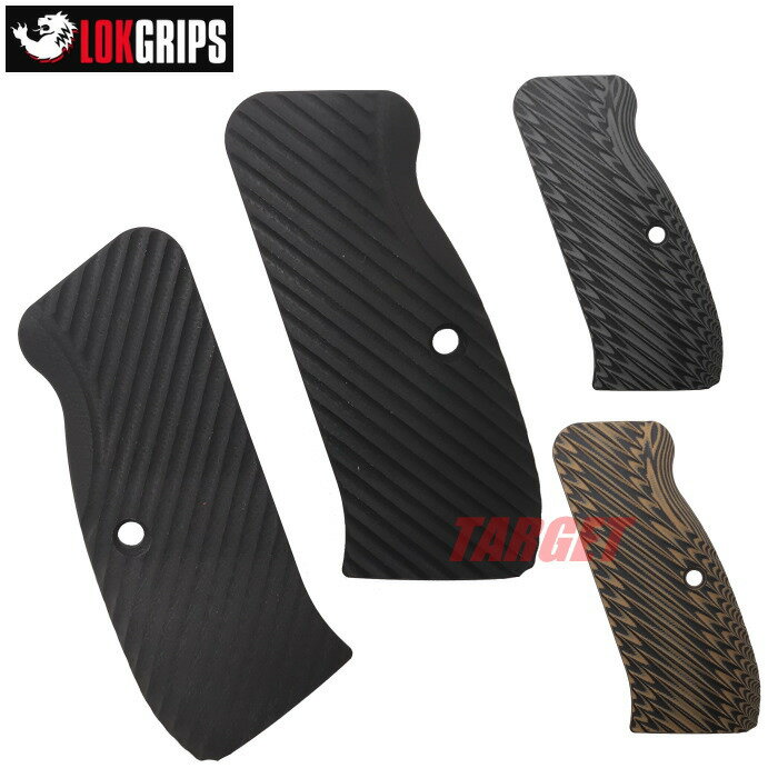 LOKGRIPS CZ75 G10å Ridgebacks 3顼 (åå LOK Grips ƥ륰å ...