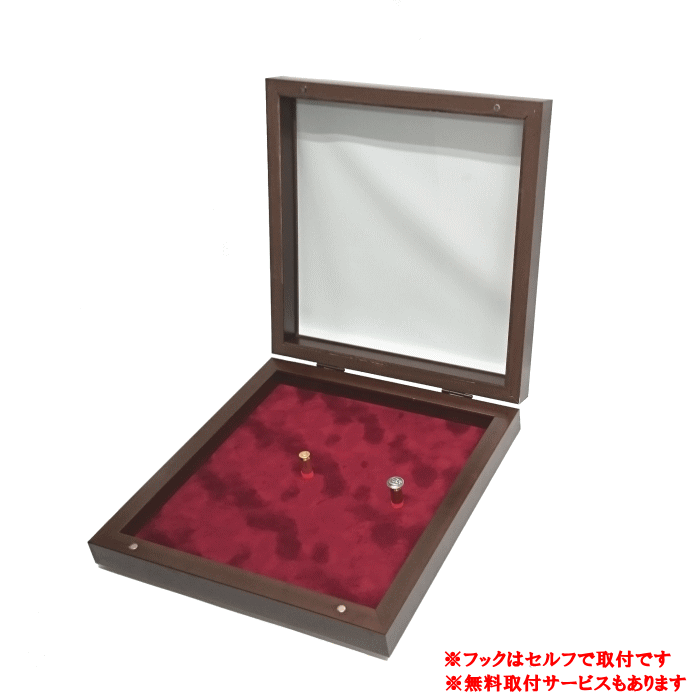 RIGHT ディスプレイ型 木製コレクションケース ハンドガン（45ACP）用（ライト ガンケース ディスプレイケース ショーケース インテリアケース 収納 壁掛け スタンド エアガン モデルガン ガスガン）