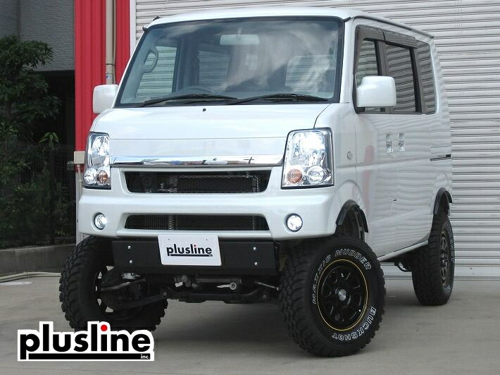 plusline/プラスライン ハイスタイル エブリィワゴン/バン DA64W.V フロントバンパー FRPゲルコート仕上げ(未塗装) 特殊送料 カスタムパーツ