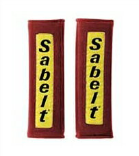 Sabelt サベルト ショルダーパット 3インチ 75mm レッド 2個入り