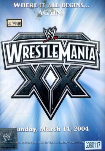 WWE レッスルマニア20 【全3枚組セット】*ジャケット難あり【中古】中古DVD