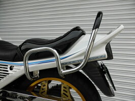 CBX400F極太ファッションタンデムバー(黒ゴム)
