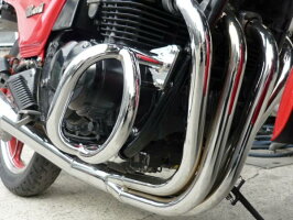 Z400GP(KZ400M)極太メッキエンジンガード