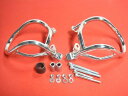 ゼファー400 ゼファー400χ メッキエンジンガード ZR400C PrettyRacing製 ゼファーχ TSH KAWASAKI カワサキ 【店頭受取対応...