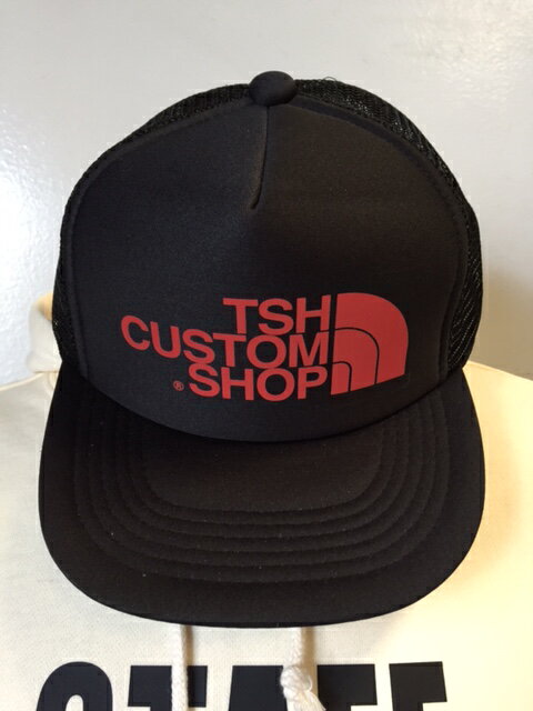 反射メッシュキャップ 黒（レッド） パロディタイプ TSH オリジナル 帽子 ブラック 赤 HONDA YAMAHA kawasaki SUZUKI ホンダ ヤマハ カワサキ スズキ 【店頭受取対応商品】