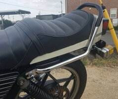 RG250E極太メッキタンデムバーブラックテクニカルサービス本多オリジナルSUZUKIスズキ【店頭受取対応商品】