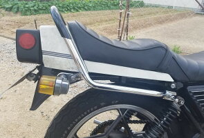 RG250E極太メッキタンデムバーブラックテクニカルサービス本多オリジナルSUZUKIスズキ【店頭受取対応商品】